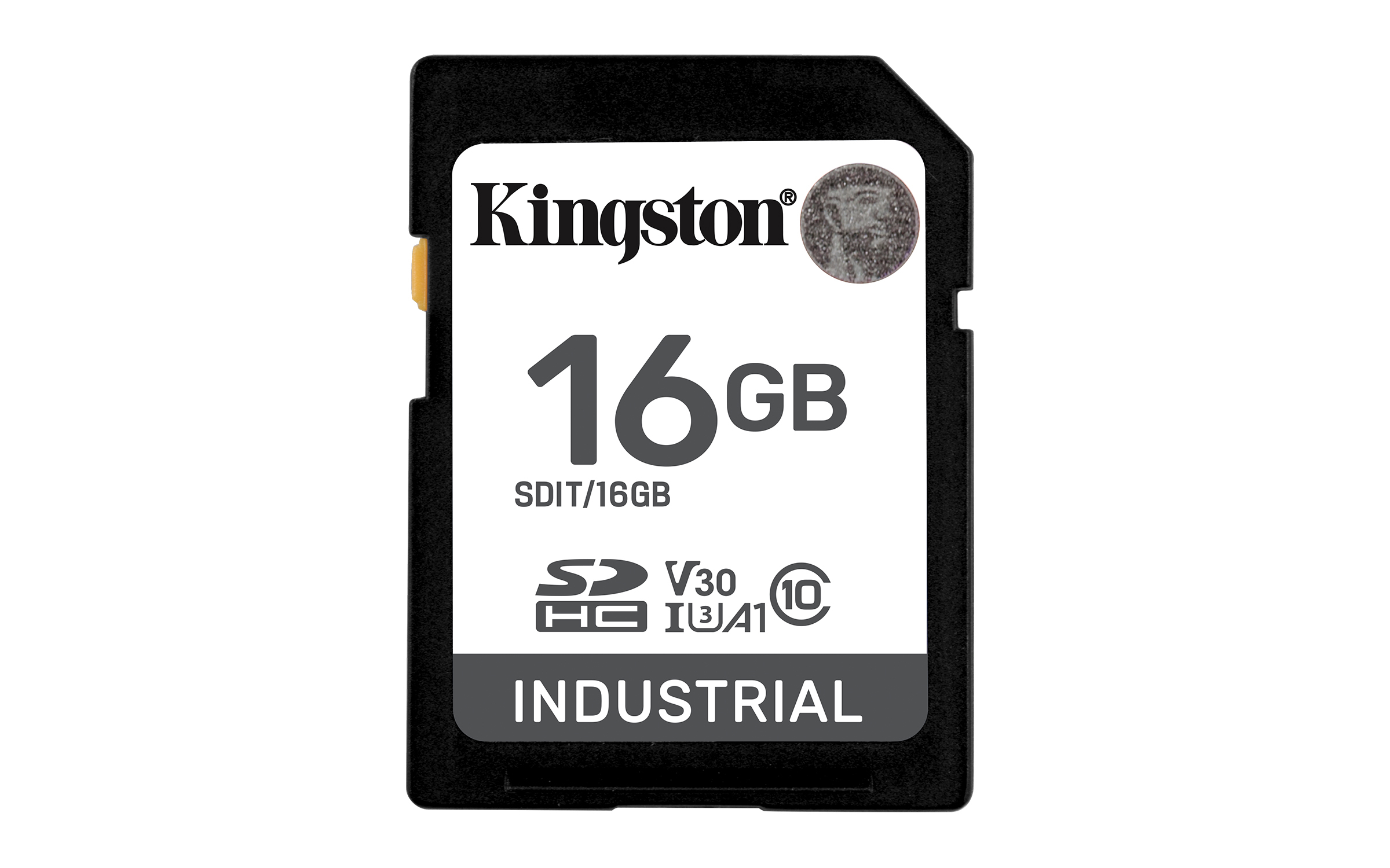 Kingston SD Card 16GB SDHC Industrial -40C to 85C retail - High Capacity SD (SDHC)
