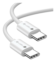 EFB Elektronik Techly USB4 Gen3 USB-C EPR Kabel 40G 240W 8K zertifiziert 1m wei - Kabel - Digital/Daten
