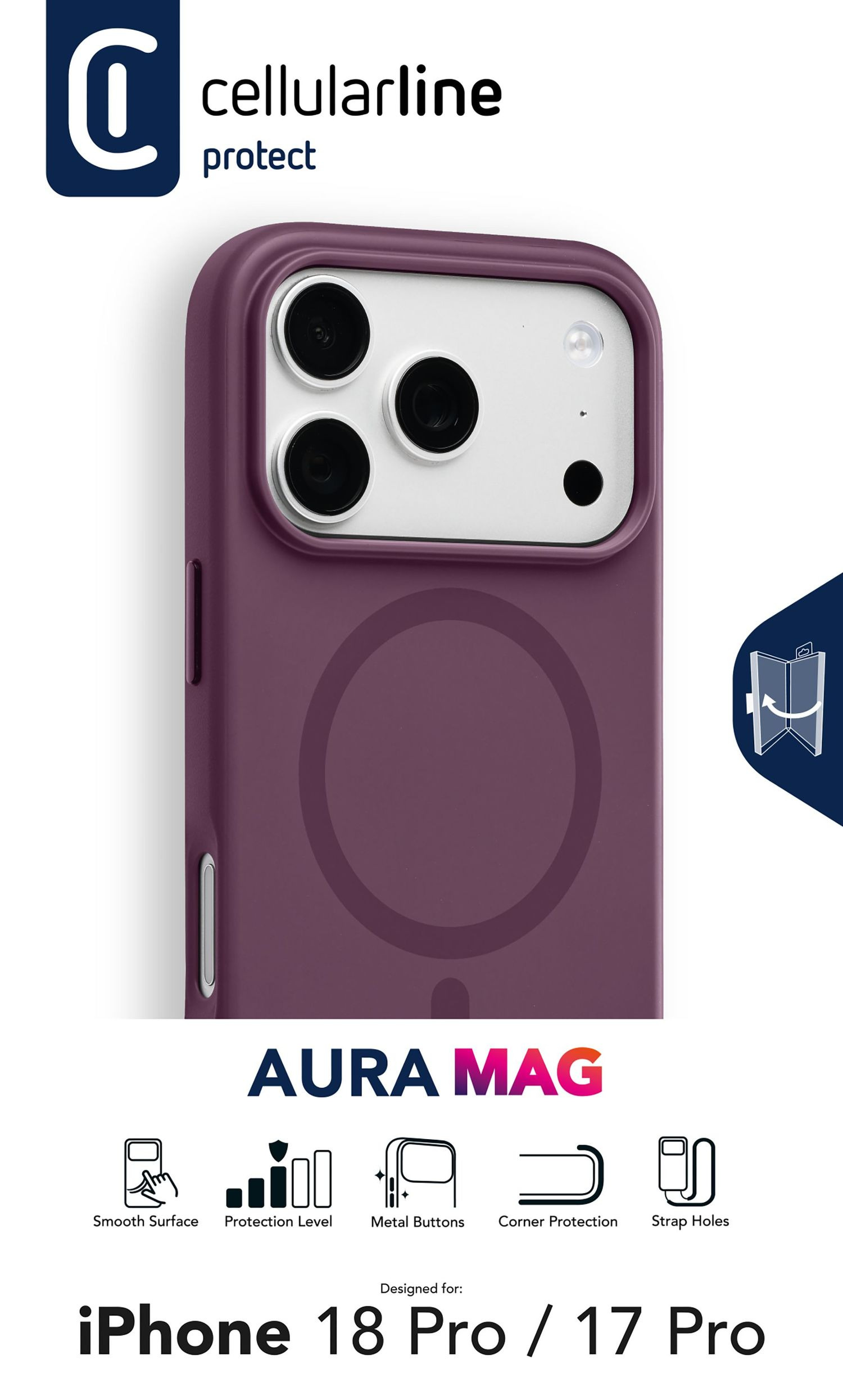 Cellularline AURA MAG - IPHONE 17 PRO / 18 PRO