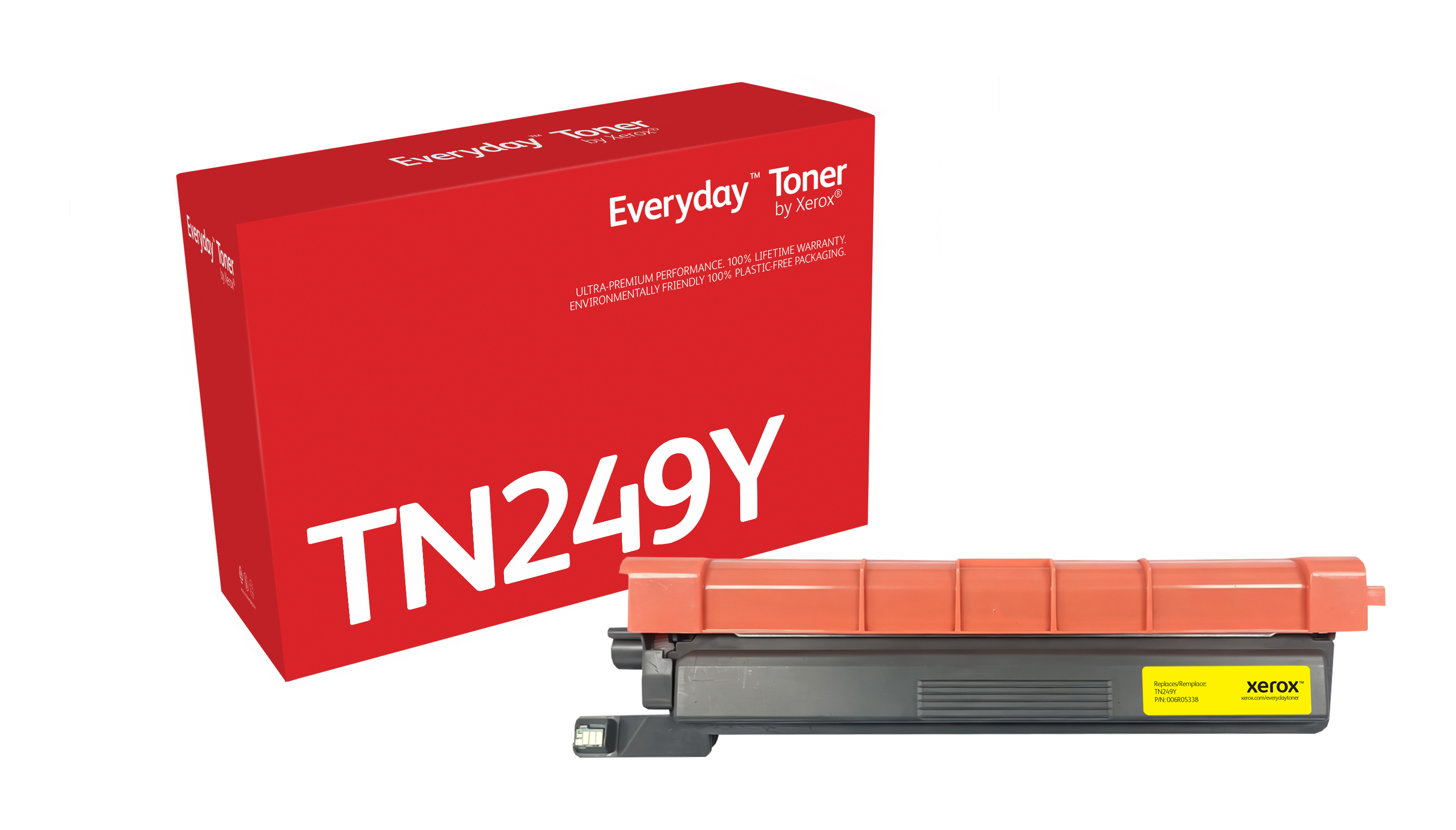 El t�ner Everyday Amarillo de Xerox es compatible con Brother TN-249Y, Capacidad alta