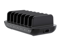 Conceptronic OZUL07B 160W 7-Port USB PD Charging Station, USB-C x 7, PD 3.0