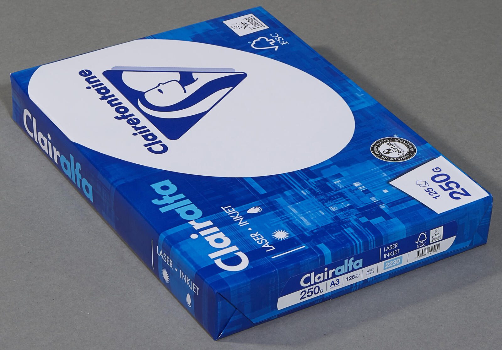 Exacompta Kopierpapier Clairalfa DIN A3 250 g/qm 125 Blatt - Normal/Kopierpapier - 250 g/m