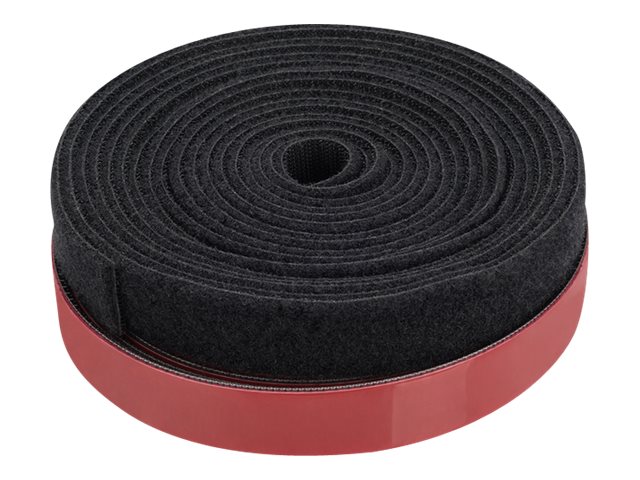 DIGITUS Klettband Kabelmanagement System, Pilzkopfband 5 m, Flausch und Klettband 10 m