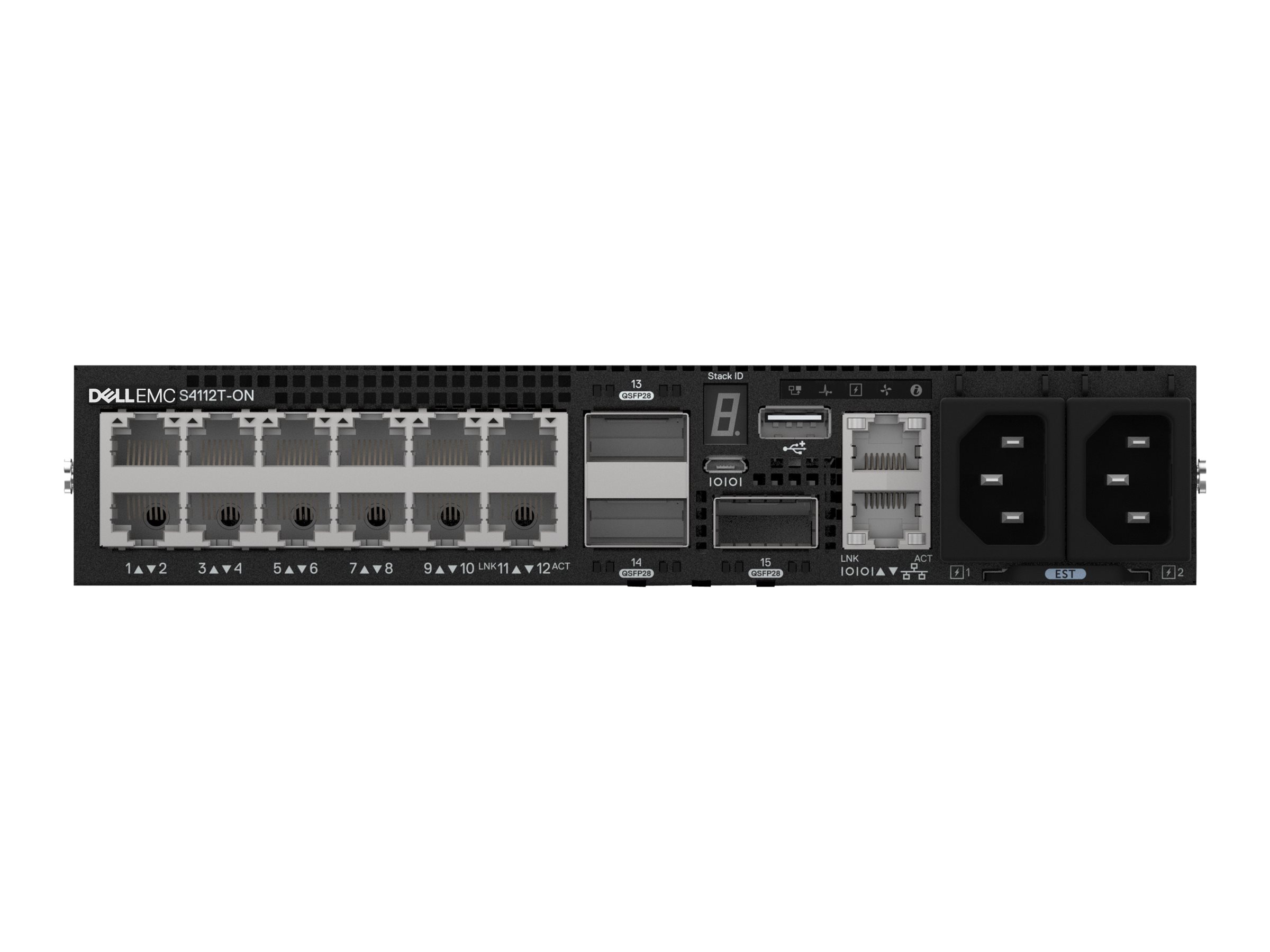 DELL S-Series S4112T-ON Gestito L2/L3 10G Ethernet (100/1000/10000) Nero
