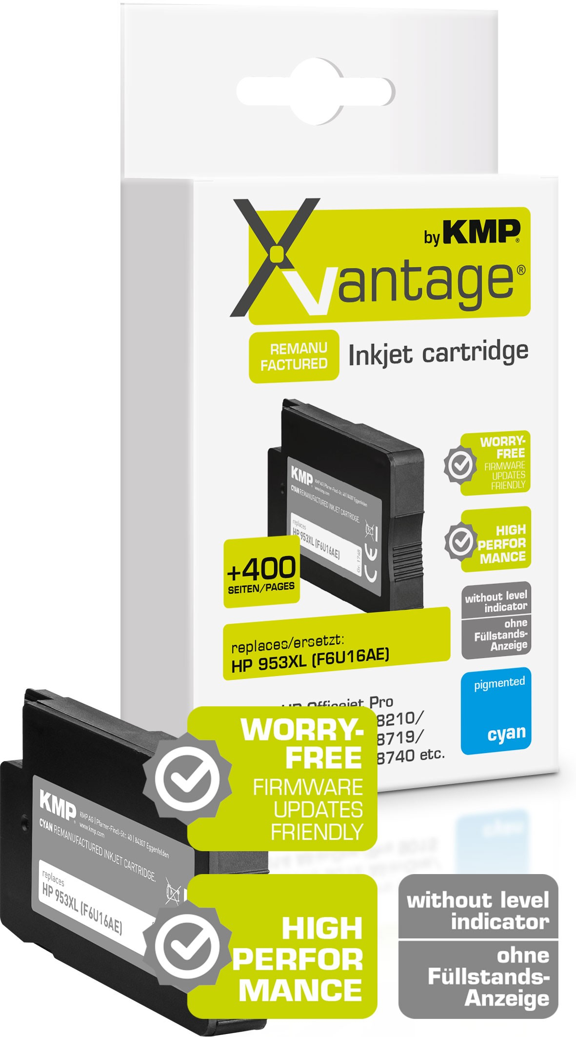 KMP 1748,4083 ink cartridge 1 pc(s) Compatible Cyan