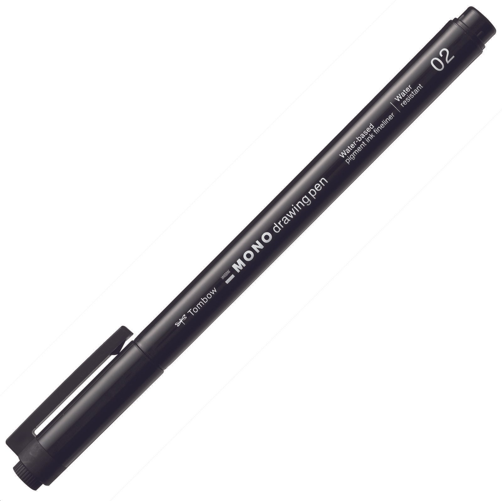 Tombow Fineliner MONO drawing pen schwarz Strichst�rke 02 Strichbreite 0.30 mm mit