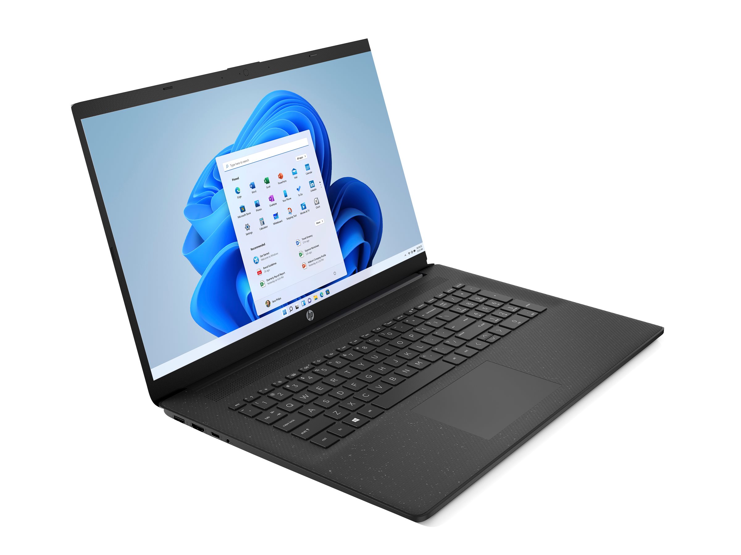 HP Laptop 17-cn0134ng - Intel Celeron N4120 / 1.1 GHz - Win 11 Home - UHD Graphics 600 - 8 GB RAM - 256 GB SSD NVMe - 43.9 cm (17.3)