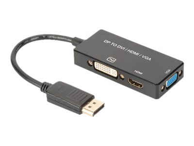 Digitus Cable convertidor DisplayPort 3 en 1