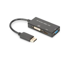 Digitus Cable convertidor DisplayPort 3 en 1