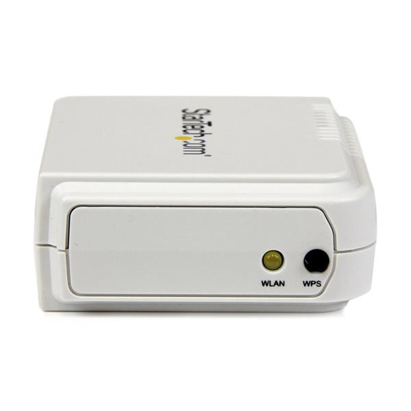 StarTech.com 1 Port USB WLAN 802.11 b/g/n Printserver mit 10/100 Mb/s Ethernet Anschluss