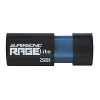 PATRIOT PEF256GRLB32USUPERSONIC RAGE LITE, RAGE LITE 256GB USB 3.2GEN 1, 256GB