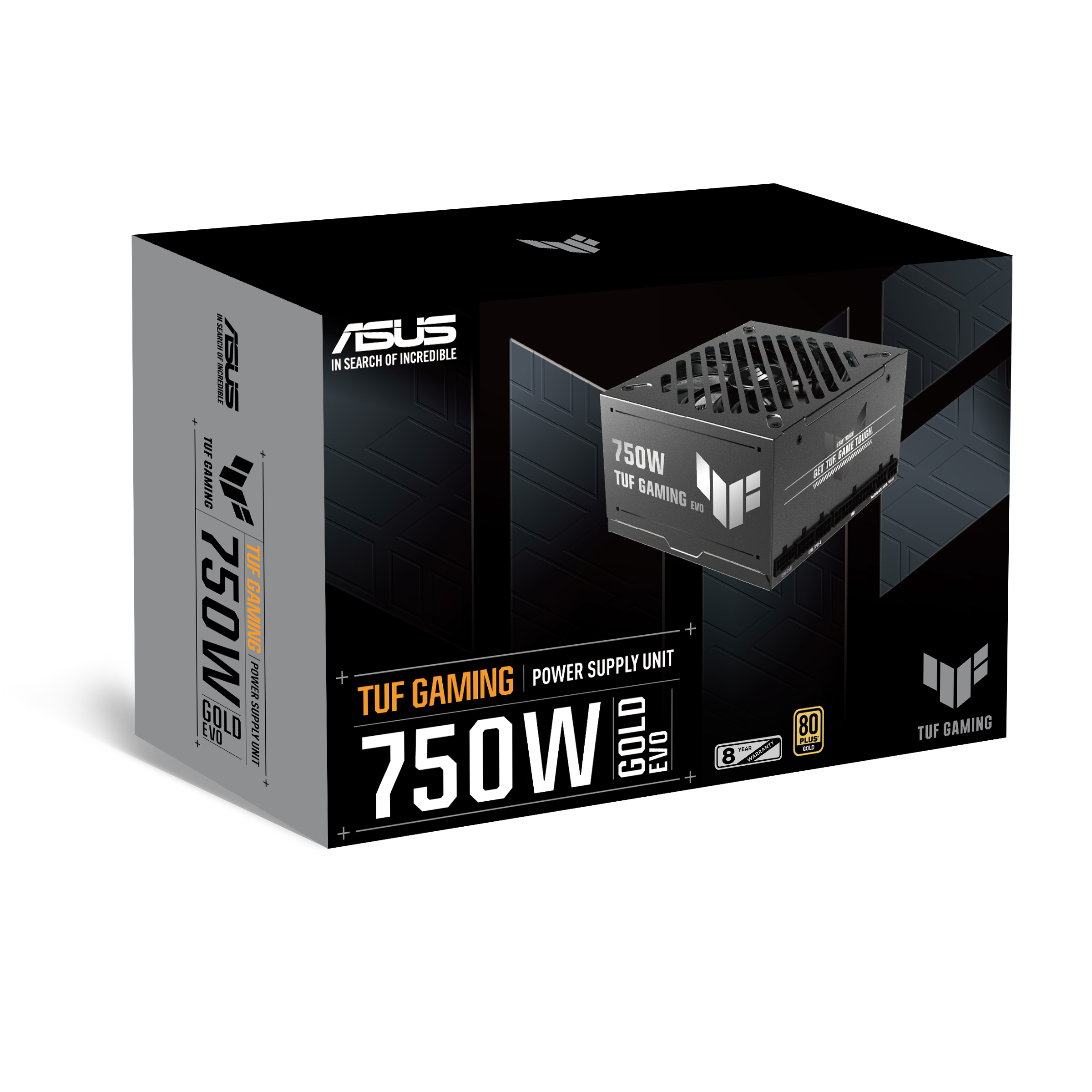 ASUS TUF-GAMING-750G-EVO alimentatore per computer 750 W 20+4 pin ATX ATX Nero