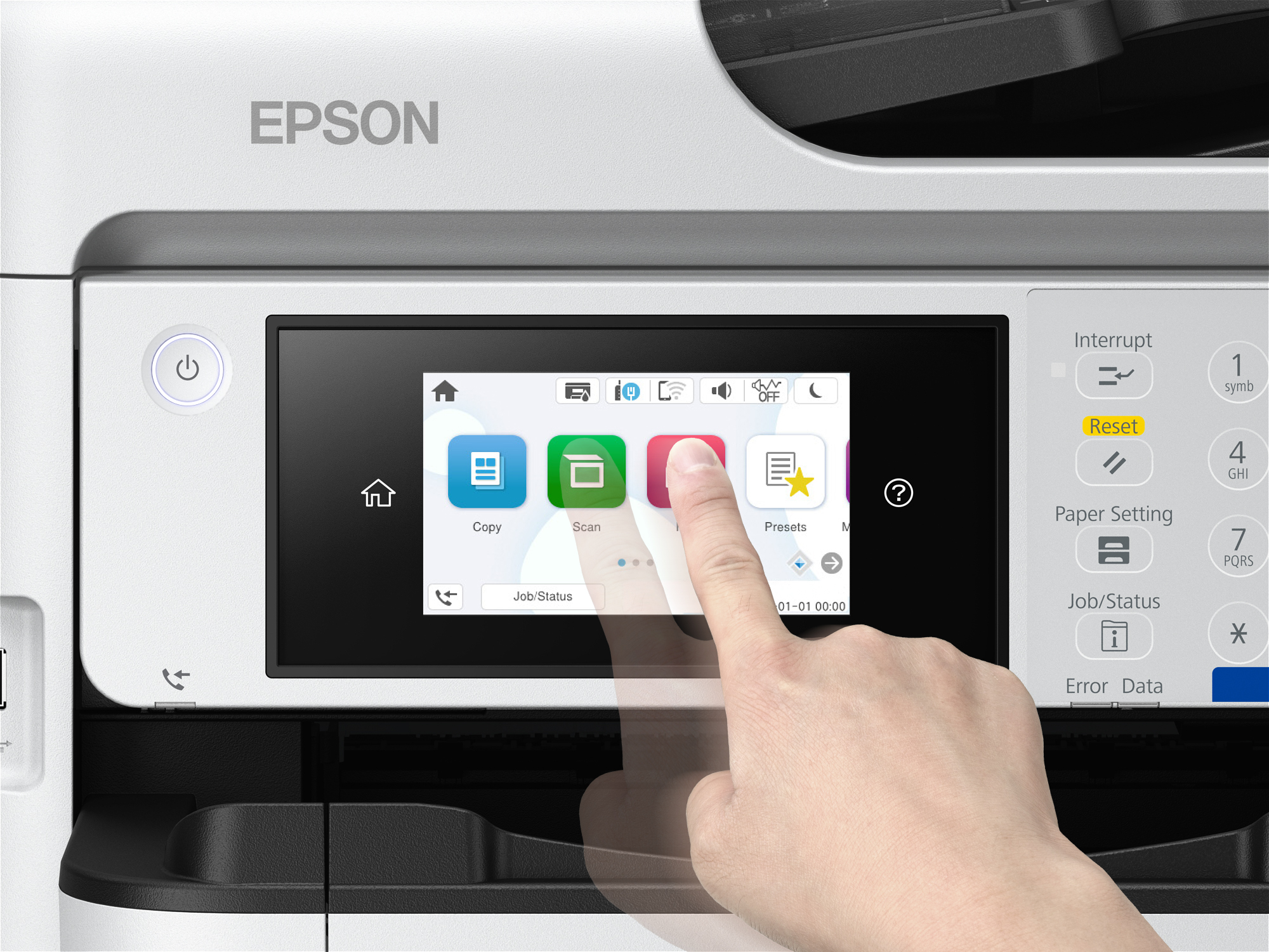 Epson WorkForce Pro EM-C800RDWF - Multifunktionsdrucker - Farbe - Tintenstrahl - A4 (210 x 297 mm)