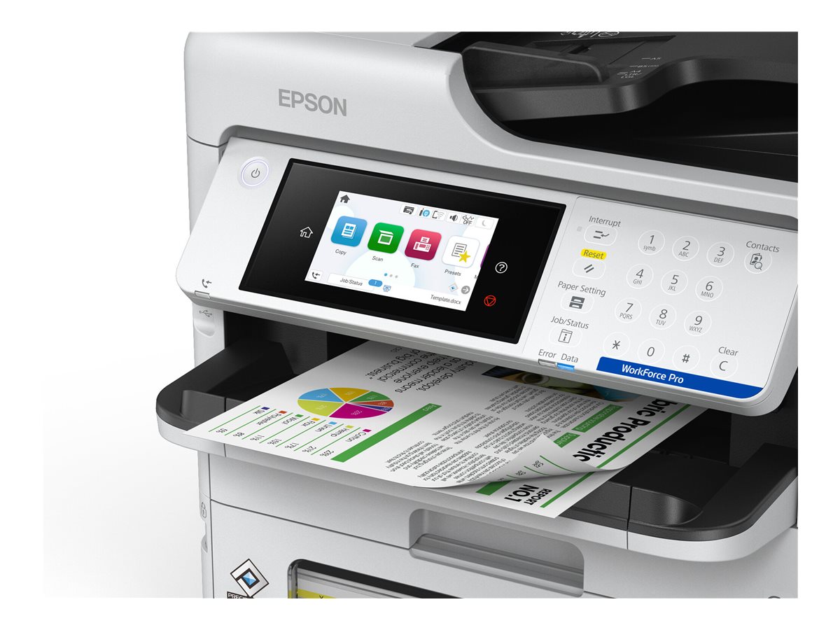 Epson WorkForce Pro EM-C800RDWF - Multifunktionsdrucker - Farbe - Tintenstrahl - A4 (210 x 297 mm)