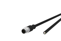 METZ CONNECT 142MEA10050 - 5 m - M12 - Weiblich - Schwarz - 24/32 - Polyurethane (PUR)