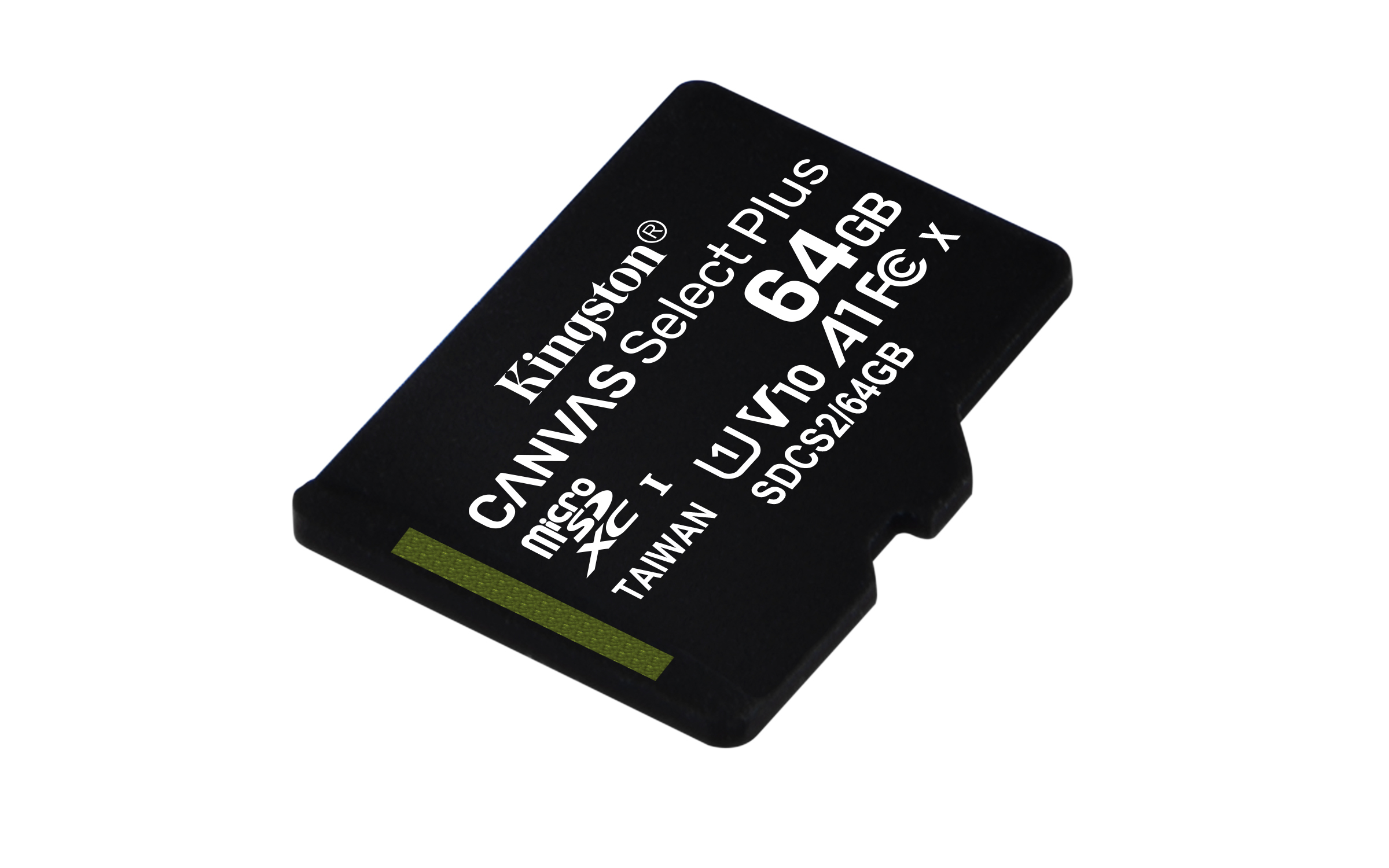 Carte µSD HC + adaptateur SD 64 Go CL10 Canvas Select plus SDCS2-64GB  Kingston Magasin informatique face Cap 3000 06700