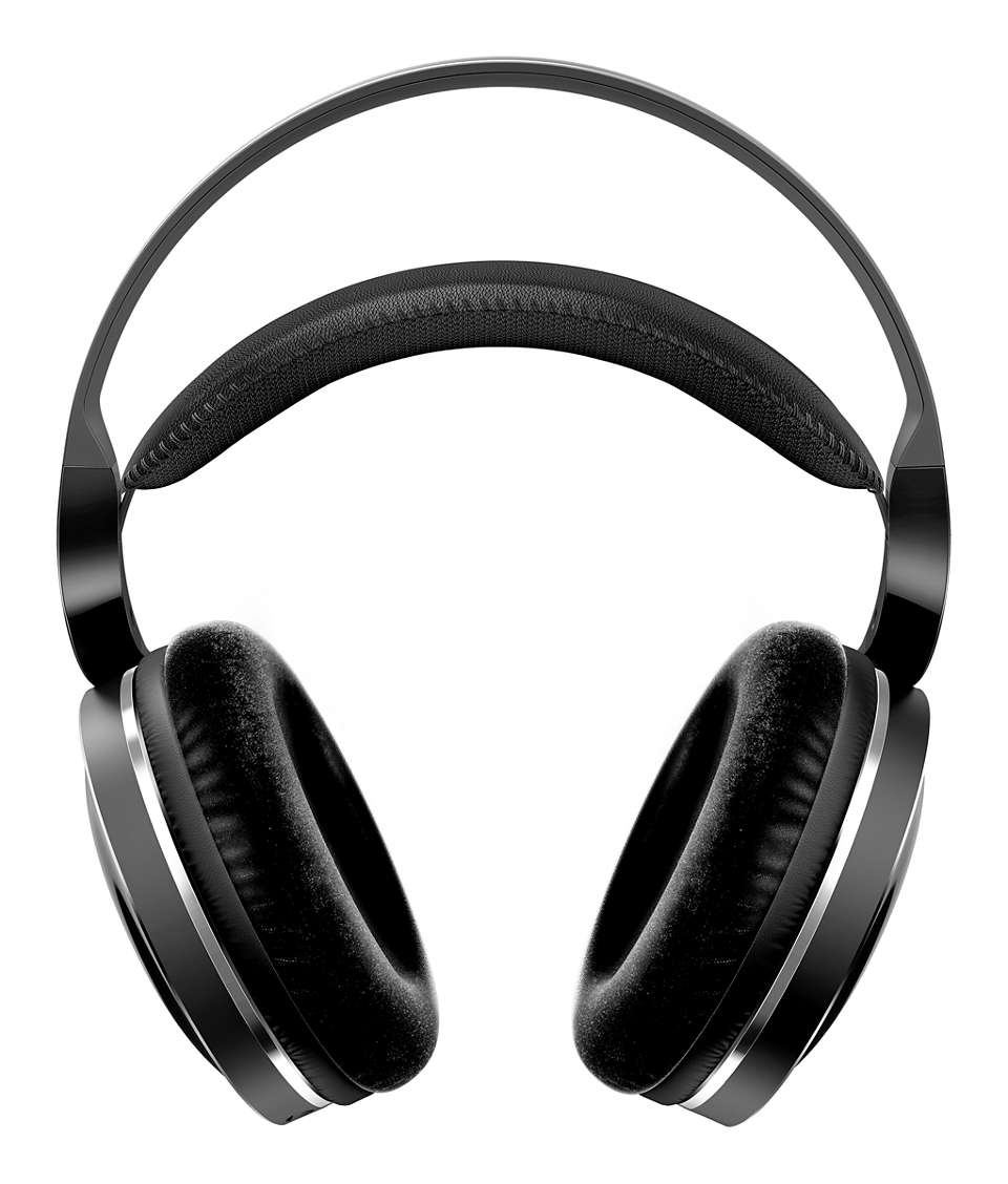 Philips SHD8850/79 Wireless Over-Ear Hi-Fi TV Headphones, Black