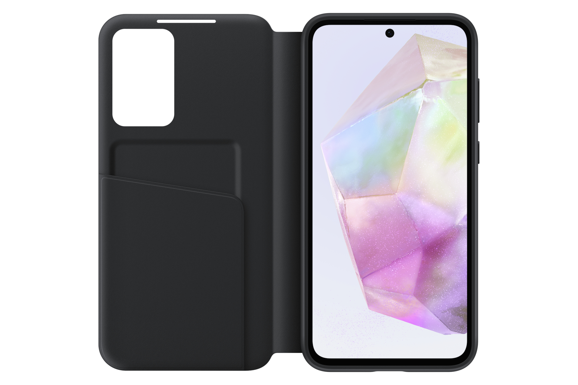 Samsung EF-ZA356 mobile phone case 16.8 cm (6.6) Wallet case Black