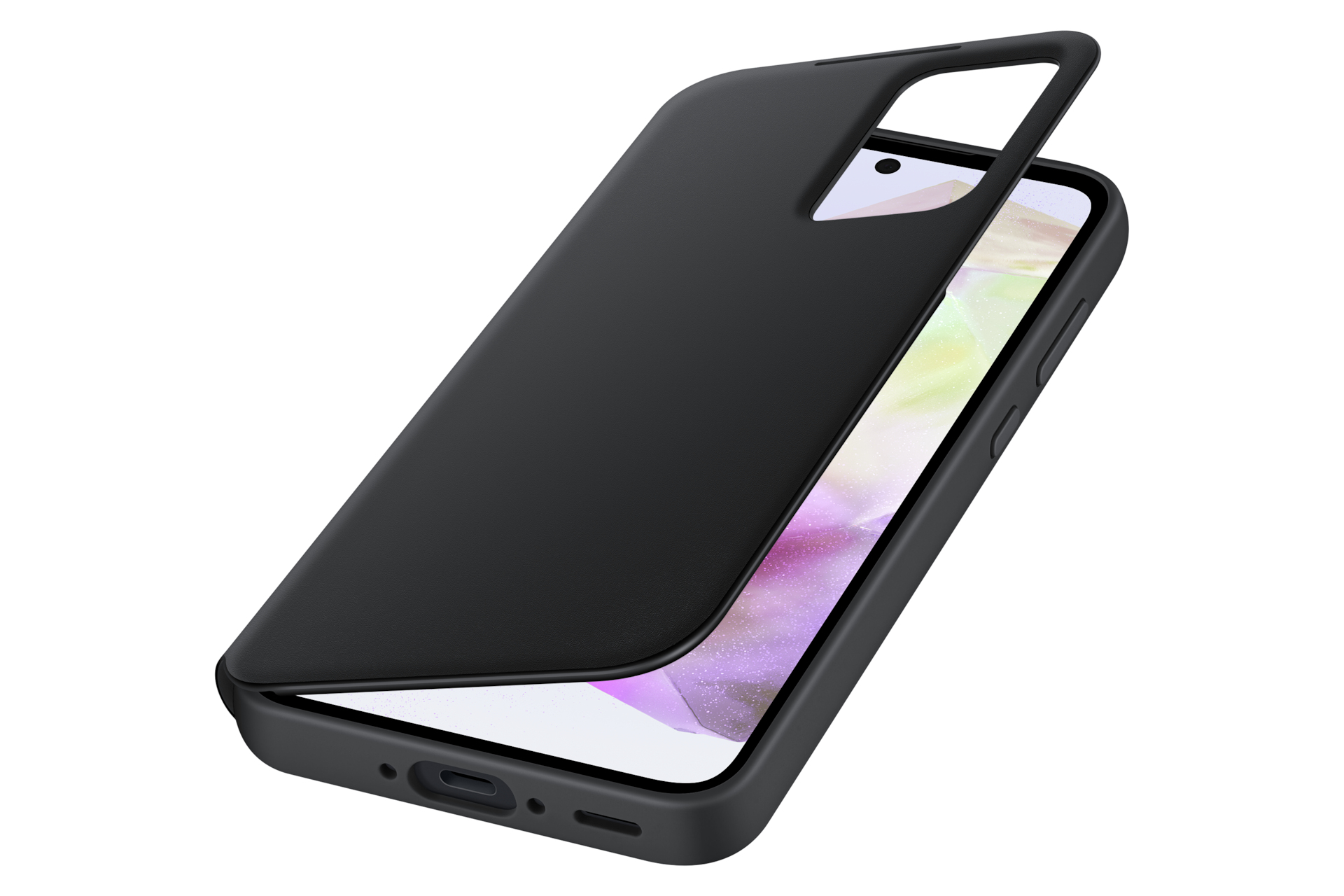 Samsung EF-ZA356 mobile phone case 16.8 cm (6.6) Wallet case Black