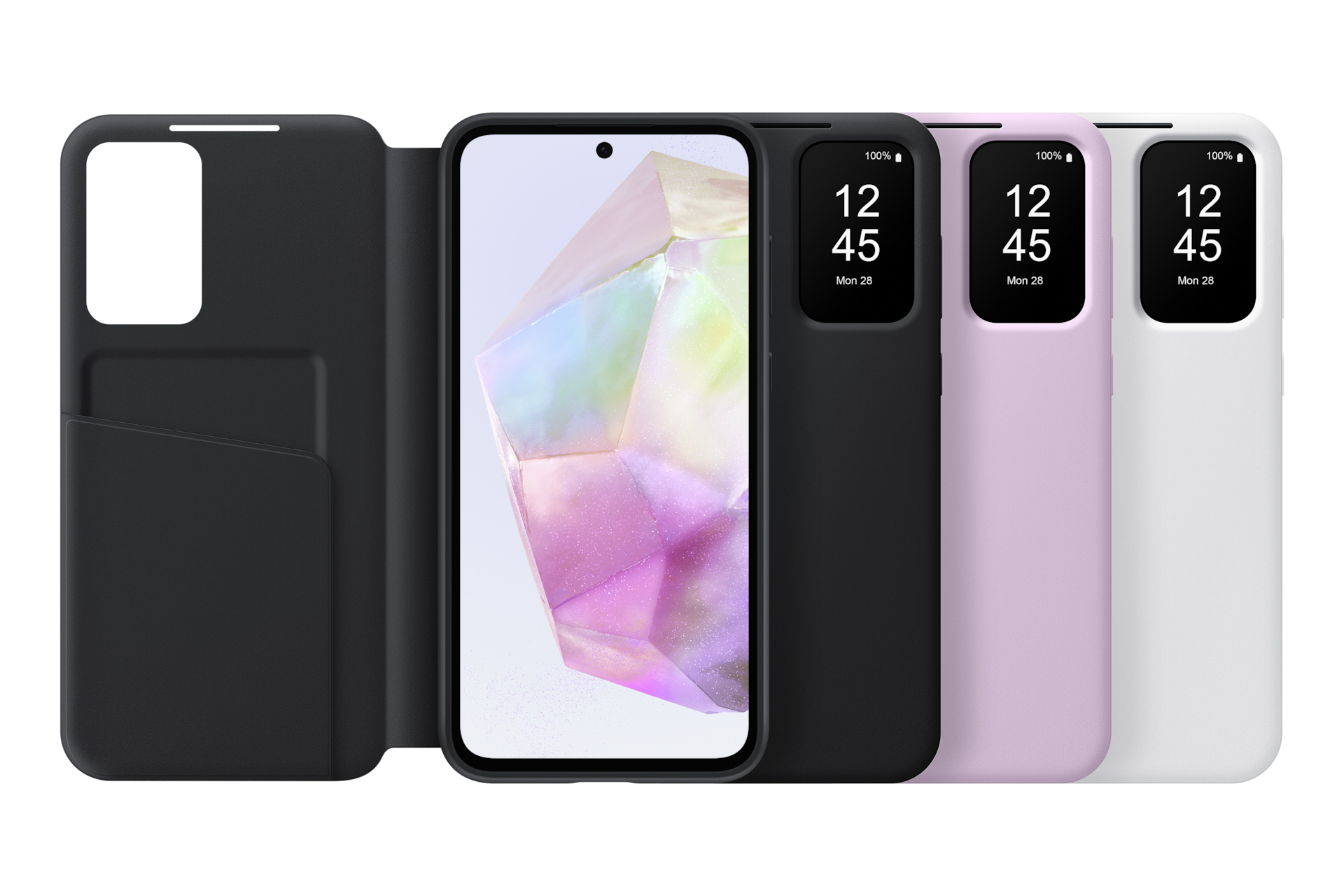 Samsung EF-ZA356 mobile phone case 16.8 cm (6.6) Wallet case Black