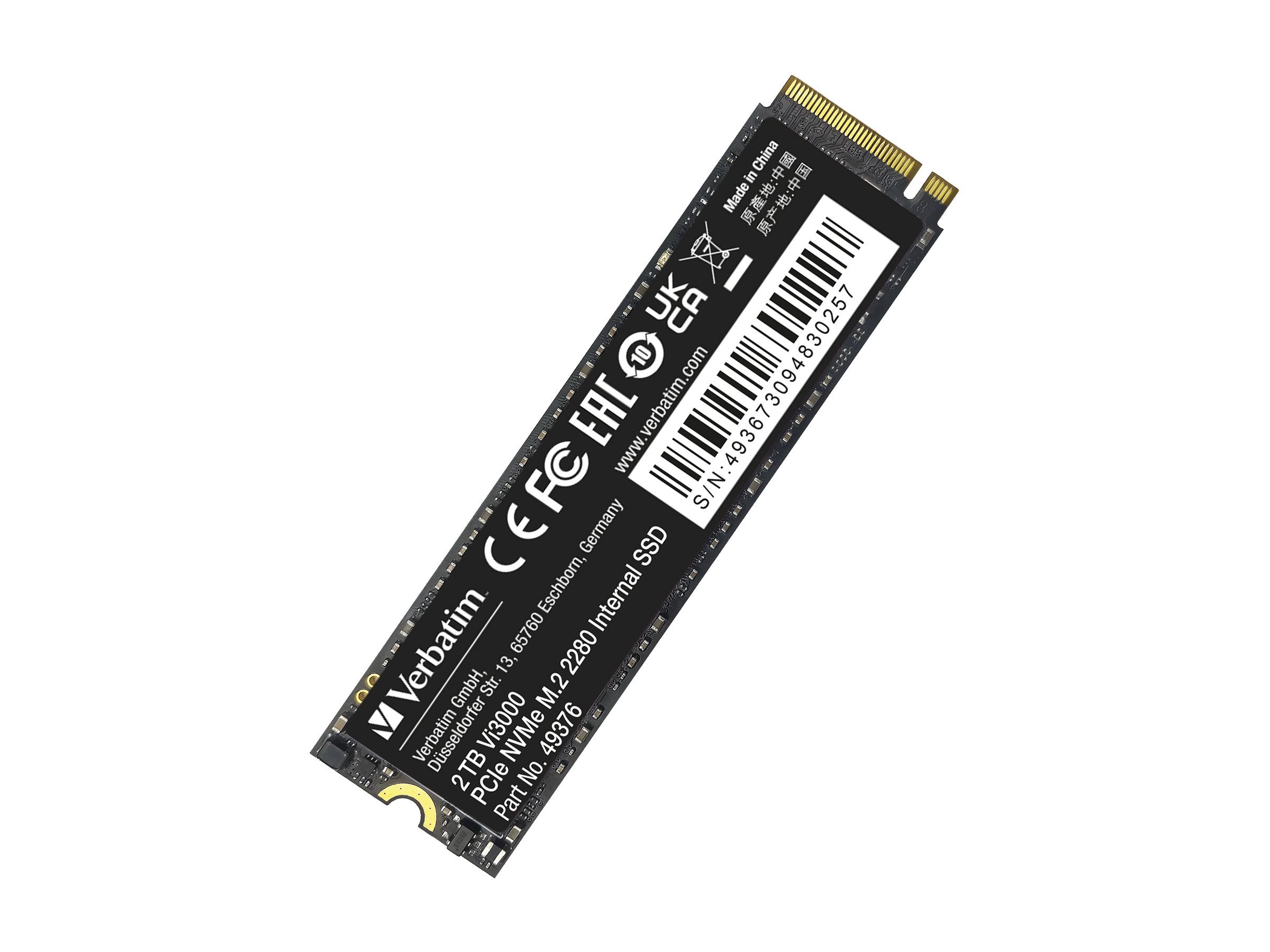 Verbatim Vi3000 2 To M.2 PCI Express 3.0 NVMe