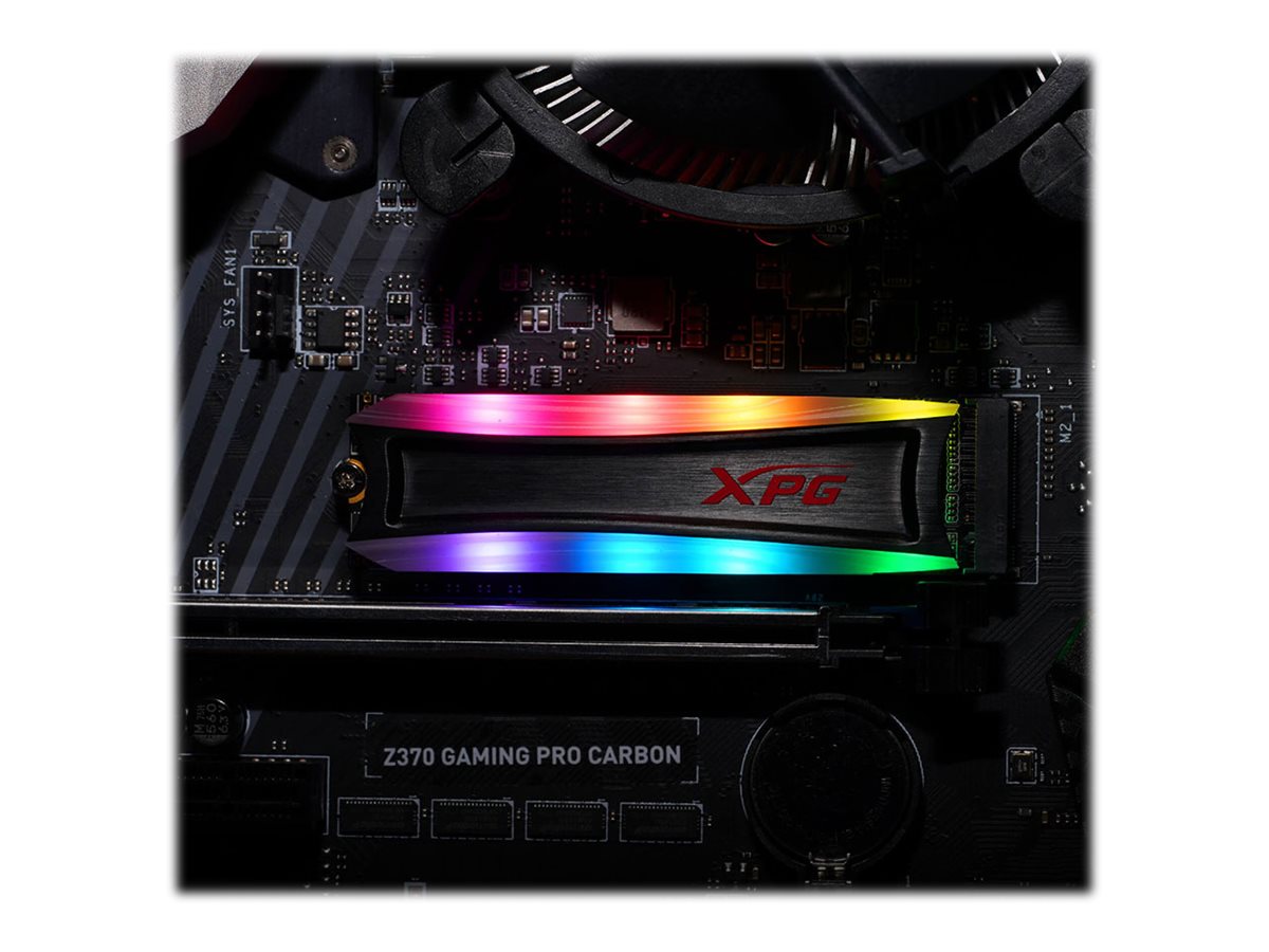 ADATA XPG Spectrix S40G RGB - SSD - 2 TB - extern - M.2 2280 - PCIe 3.0 x4 (NVMe)