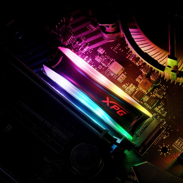 ADATA XPG Spectrix S40G RGB - SSD - 2 TB - extern - M.2 2280 - PCIe 3.0 x4 (NVMe)
