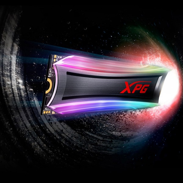 ADATA XPG Spectrix S40G RGB - SSD - 2 TB - extern - M.2 2280 - PCIe 3.0 x4 (NVMe)