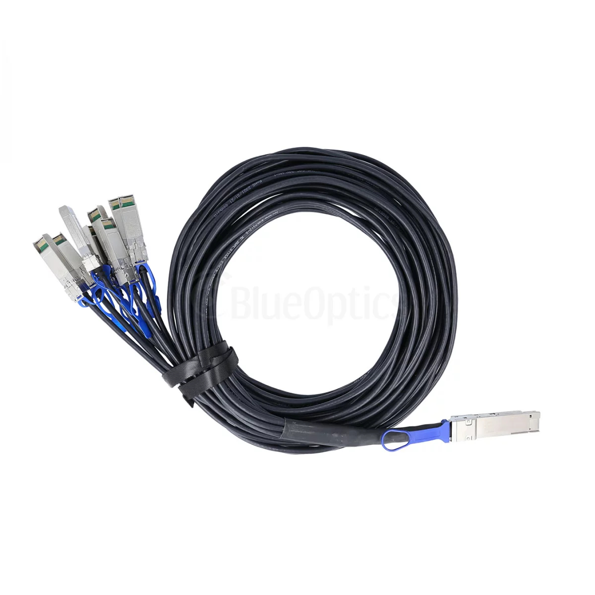 BlueOptics Dell EMC DAC-Q28DD-8S28-25G-3M kompatibles BlueLAN DAC 200GBASE-CR8 QSFP-DD/8xSFP28 BL292701W3M26