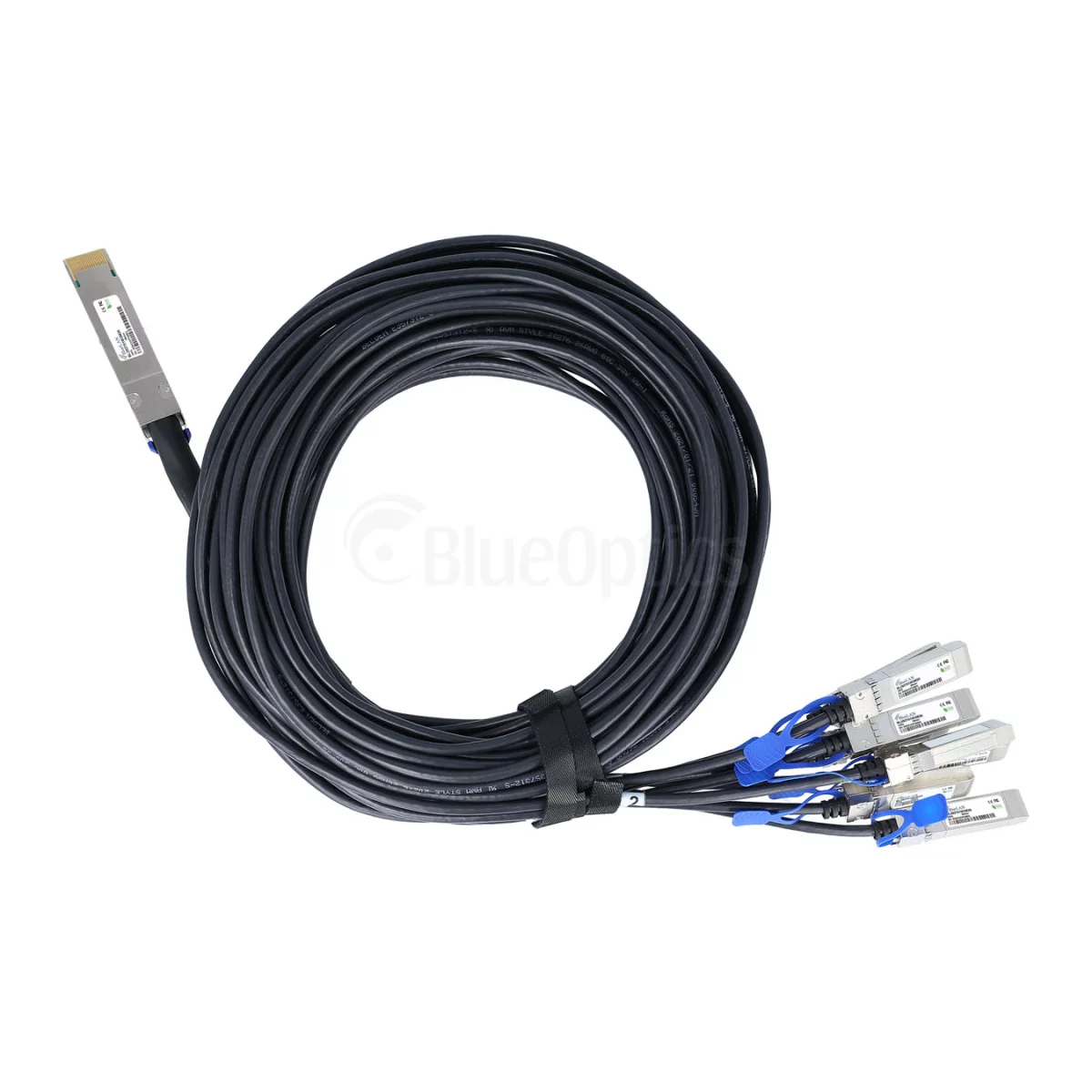 BlueOptics Dell EMC DAC-Q28DD-8S28-25G-3M kompatibles BlueLAN DAC 200GBASE-CR8 QSFP-DD/8xSFP28 BL292701W3M26