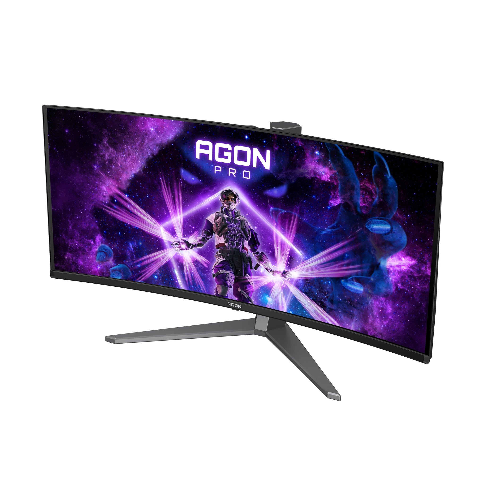 AOC AGON PRO AG346UCD computer monitor 86.4 cm (34) 3440 x 1440 pixels Wide Quad HD QDOLED Black, Grey