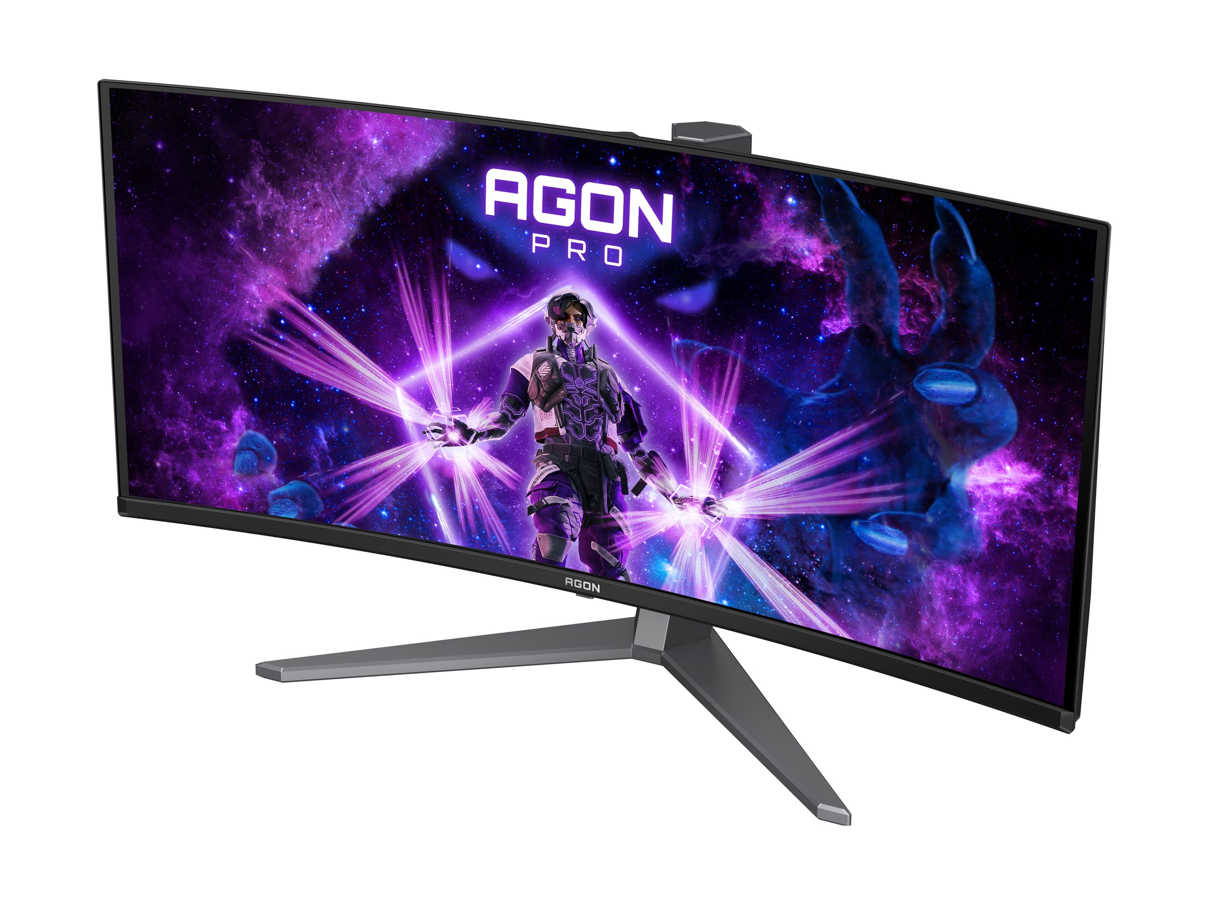 AOC AGON PRO AG346UCD computer monitor 86.4 cm (34) 3440 x 1440 pixels Wide Quad HD QDOLED Black, Grey