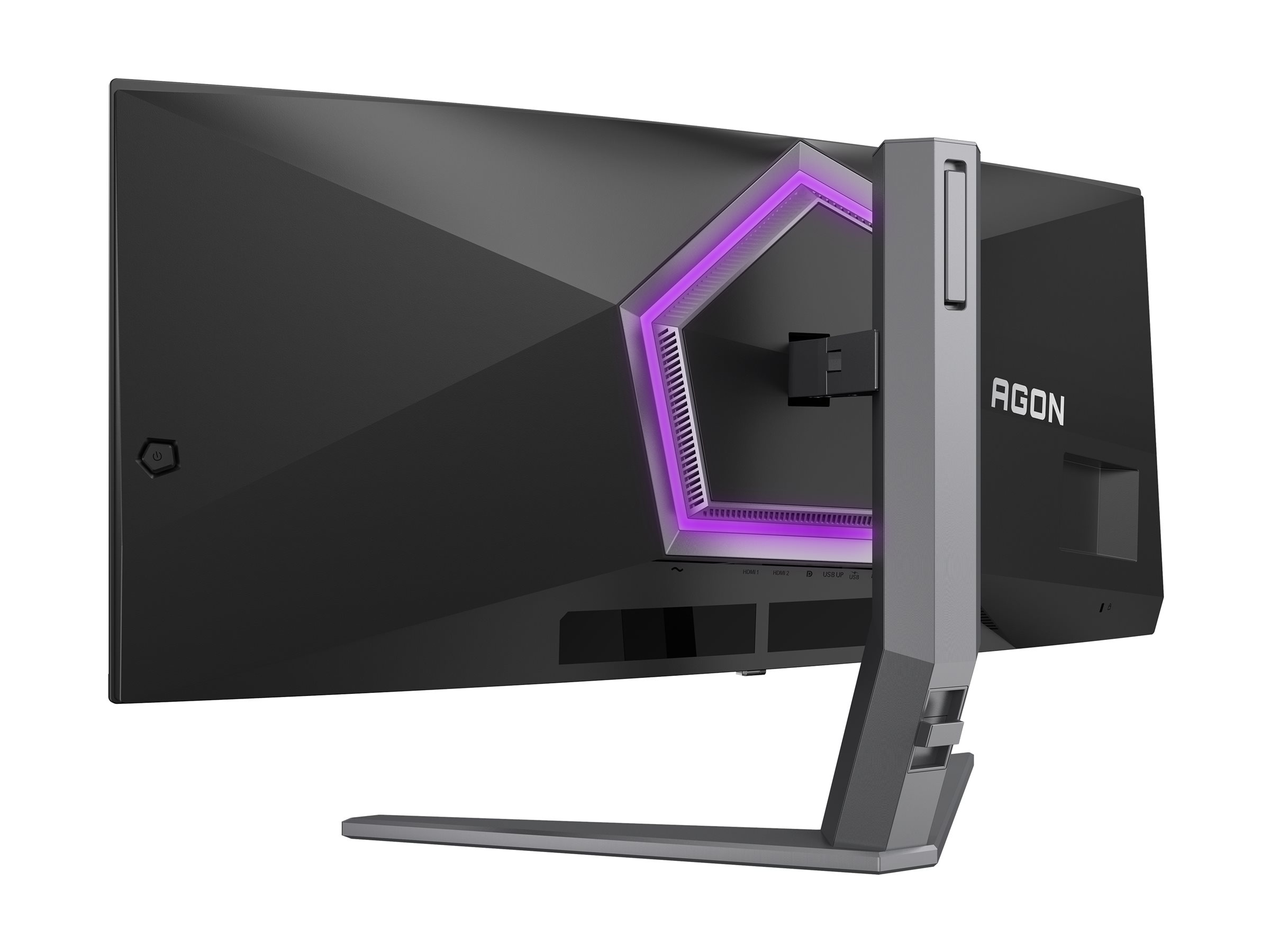 AOC AGON PRO AG346UCD computer monitor 86.4 cm (34) 3440 x 1440 pixels Wide Quad HD QDOLED Black, Grey