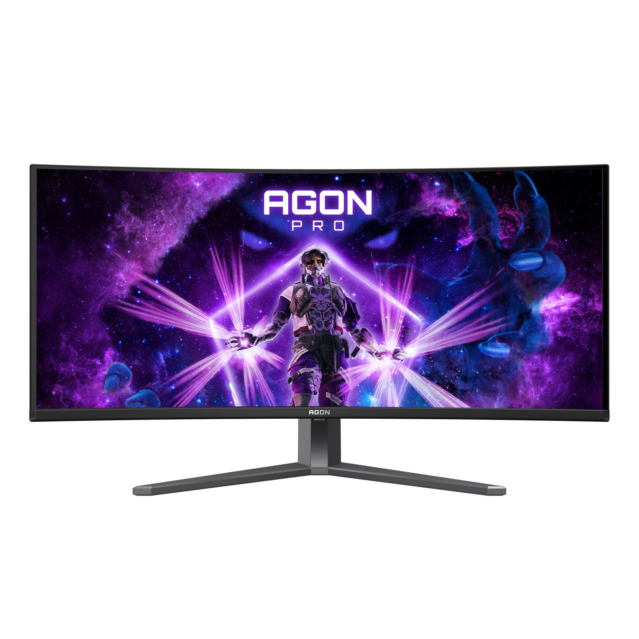 AOC AGON PRO AG346UCD computer monitor 86.4 cm (34) 3440 x 1440 pixels Wide Quad HD QDOLED Black, Grey