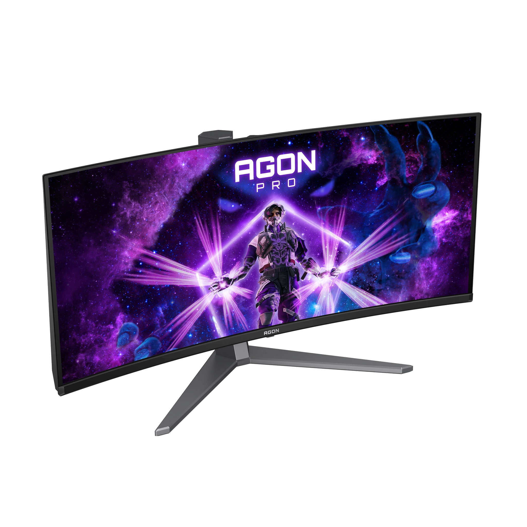 AOC AGON PRO AG346UCD computer monitor 86.4 cm (34) 3440 x 1440 pixels Wide Quad HD QDOLED Black, Grey