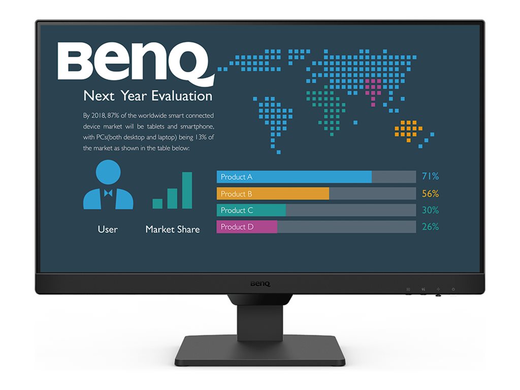 BenQ BL2490 pantalla para PC 60,5 cm (23.8) 1920 x 1080 Pixeles Full HD Negro