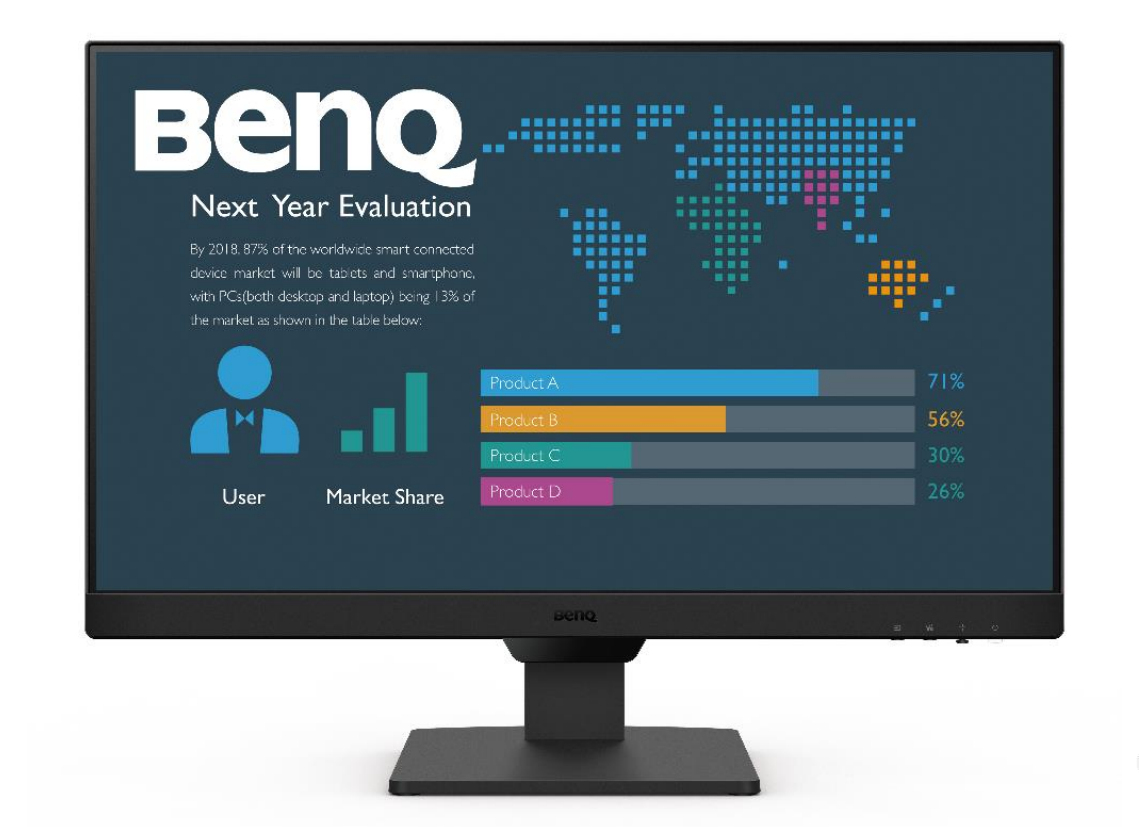 BenQ 60.5cm BL2490 16 9 HDMI/DP black speaker 100Hz F-HD - Flachbildschirm (TFT/LCD) - 5 ms