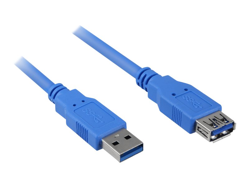 Sharkoon USB-Verlngerungskabel - USB Typ A (W)