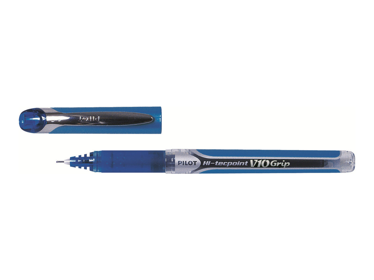 PILOT PEN Hi-Tecpoint Grip V10 Tintenroller blau/transparent 0.7 mm Schreibfarbe blau 1 St.