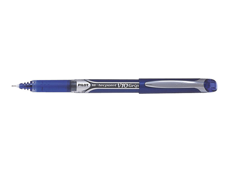 PILOT PEN Hi-Tecpoint Grip V10 Tintenroller blau/transparent 0.7 mm Schreibfarbe blau 1 St.