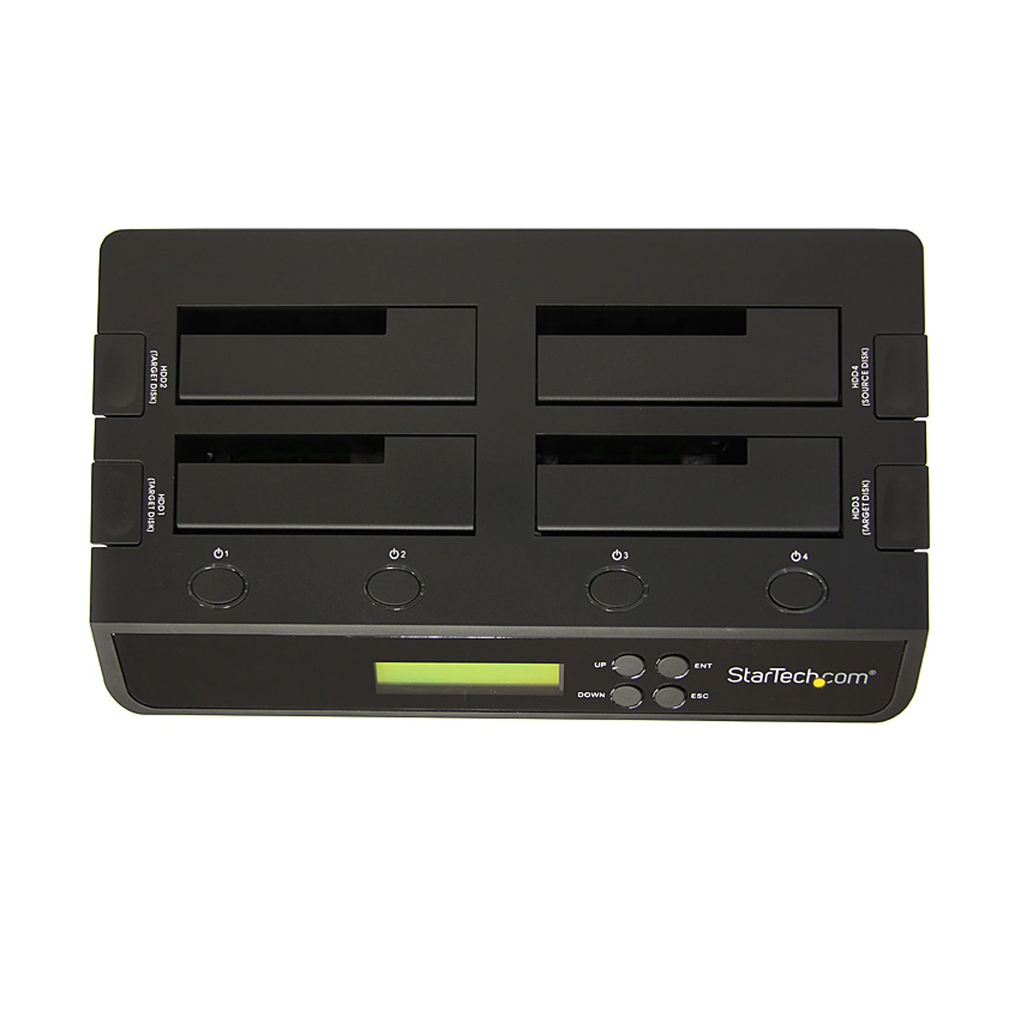 StarTech.com 4 Bay USB 3.0 eSATA to SATA Standalone 1:3 HDD Hard Drive Duplicator Dock