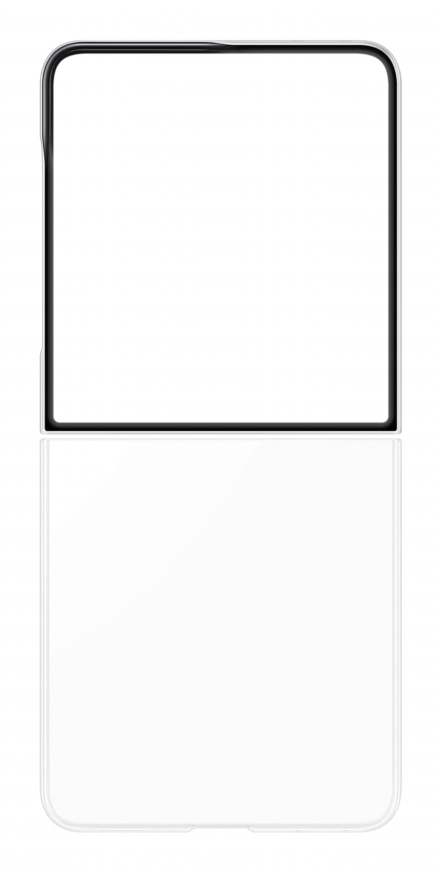 Samsung EF-QF776CTEGWW mobile phone case 17.5 cm (6.9) Cover Transparent