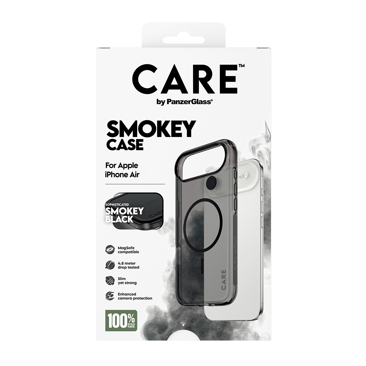 PanzerGlass CARE by � Flagship Case Urban Explorer Smokey w. Black MagSafe iPhone Air funda para tel�fono m�vil Negro