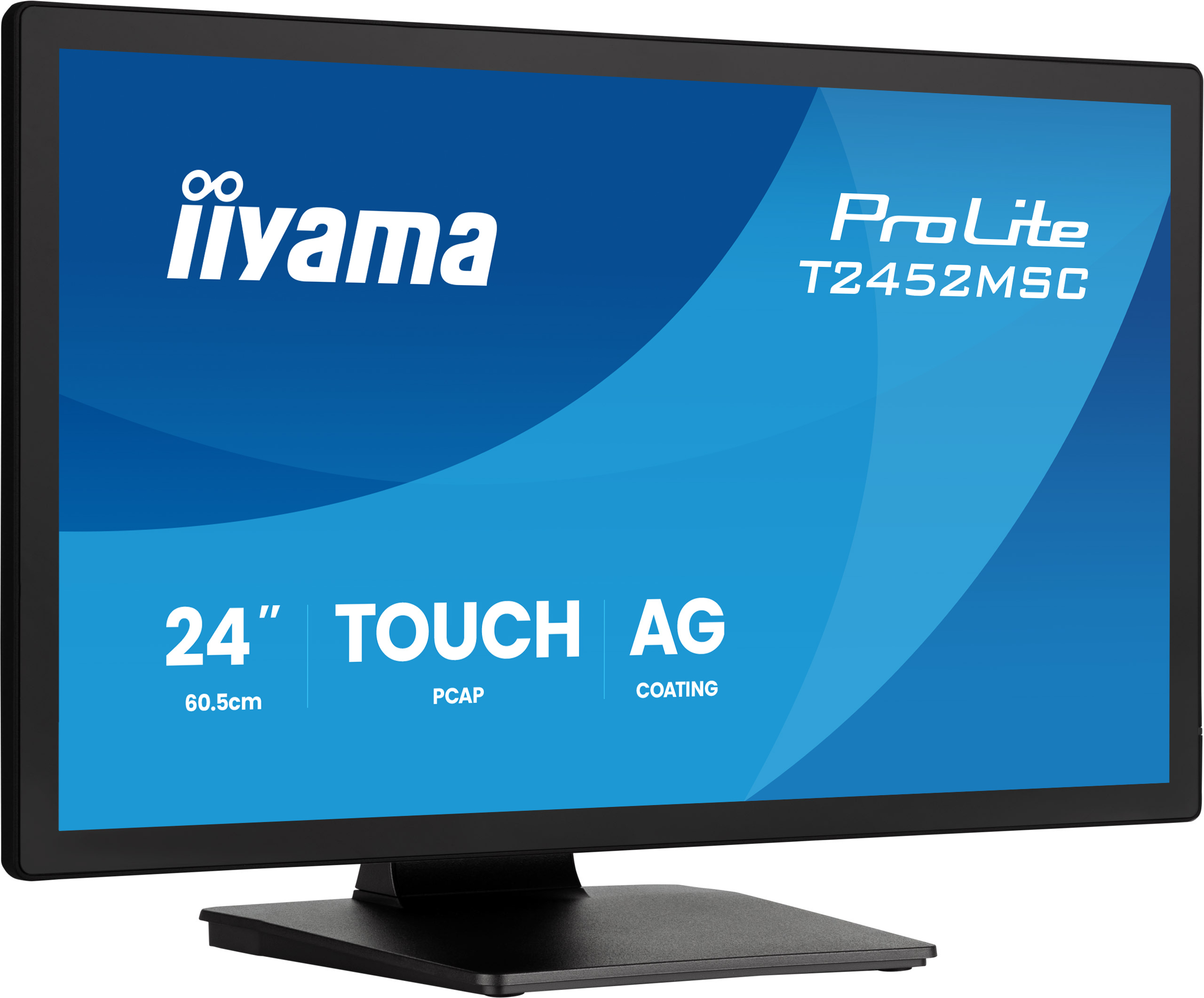iiyama ProLite T2452MSC-B2AG computer monitor 61 cm (24) 1920 x 1080 pixels Full HD Touchscreen