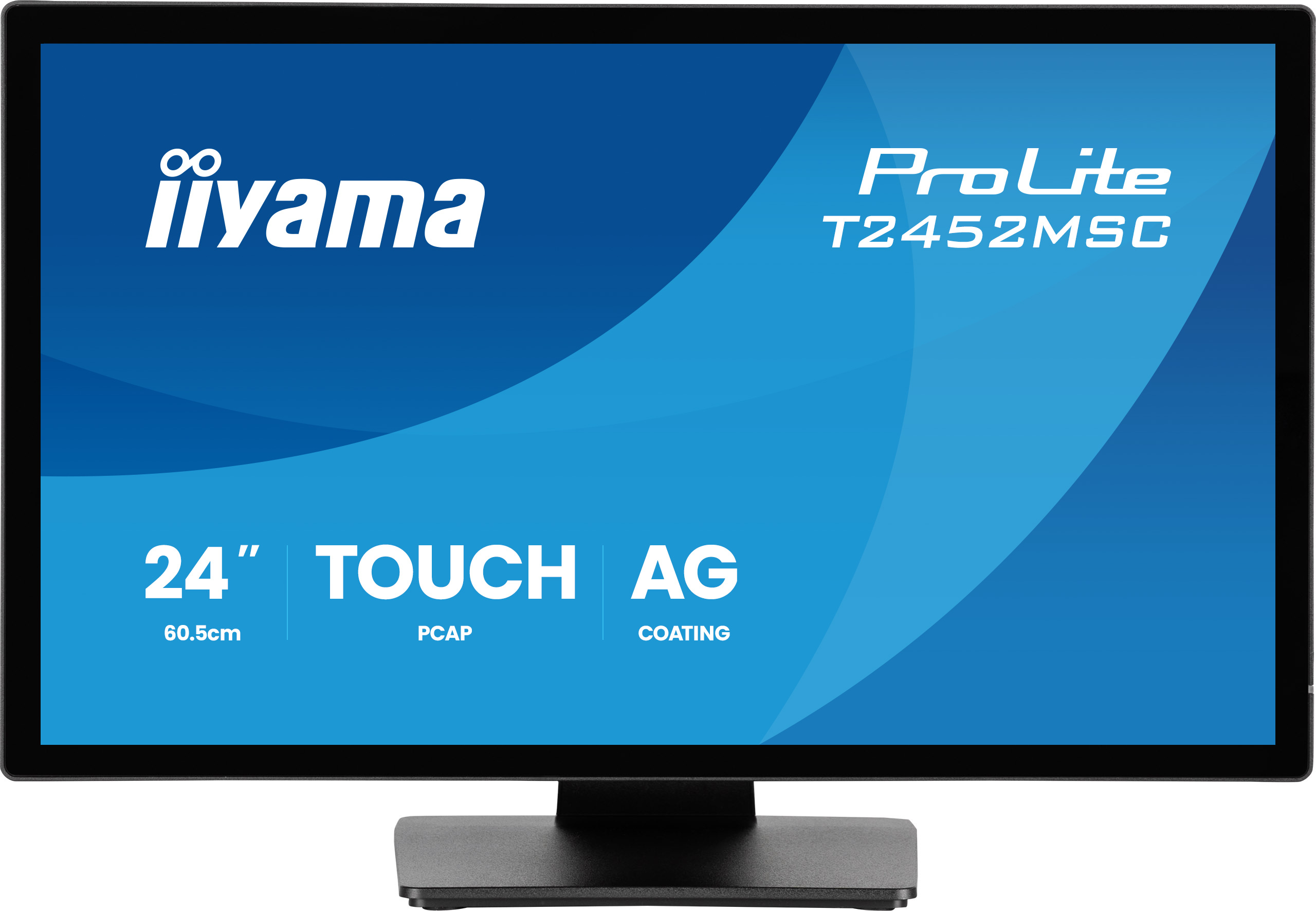 iiyama ProLite T2452MSC-B2AG computer monitor 61 cm (24) 1920 x 1080 pixels Full HD Touchscreen