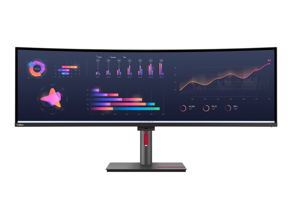 Lenovo ThinkVision P49w-30 LED display 124,5 cm (49) 5120 x 1440 Pixel DQHD Nero