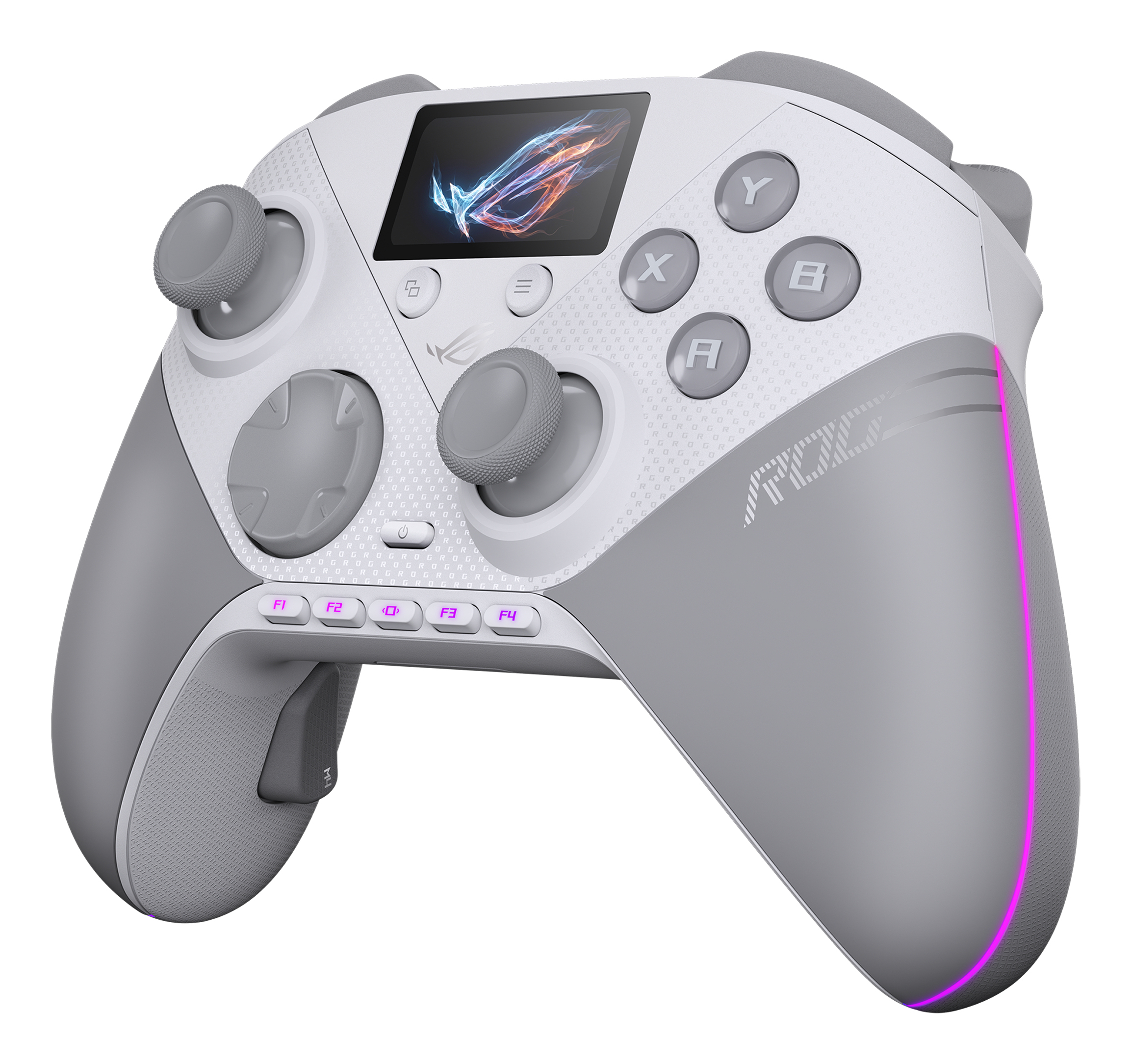 ASUS ROG Raikiri II Pro PC Controller Wei� Premium Gaming-Controller mit 8K-Abtastrate und Hot-Swap-TMR-Joysticks