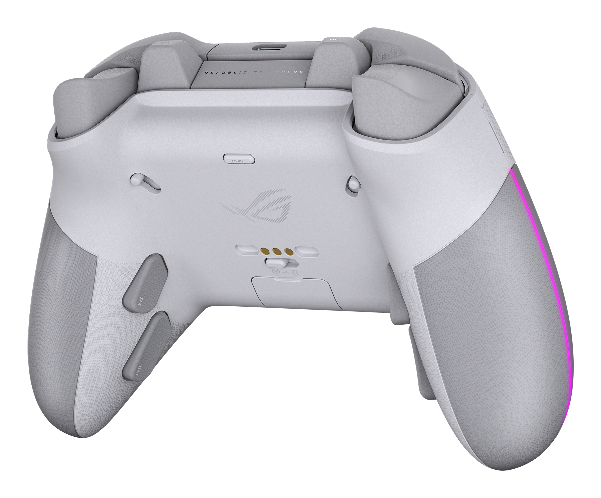 ASUS ROG Raikiri II Pro PC Controller Wei� Premium Gaming-Controller mit 8K-Abtastrate und Hot-Swap-TMR-Joysticks