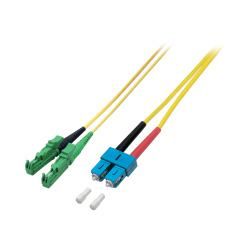 EFB Elektronik O0939.25 fibre optic cable 25 m E-2000 (LSH) SC G.657.A1 Yellow
