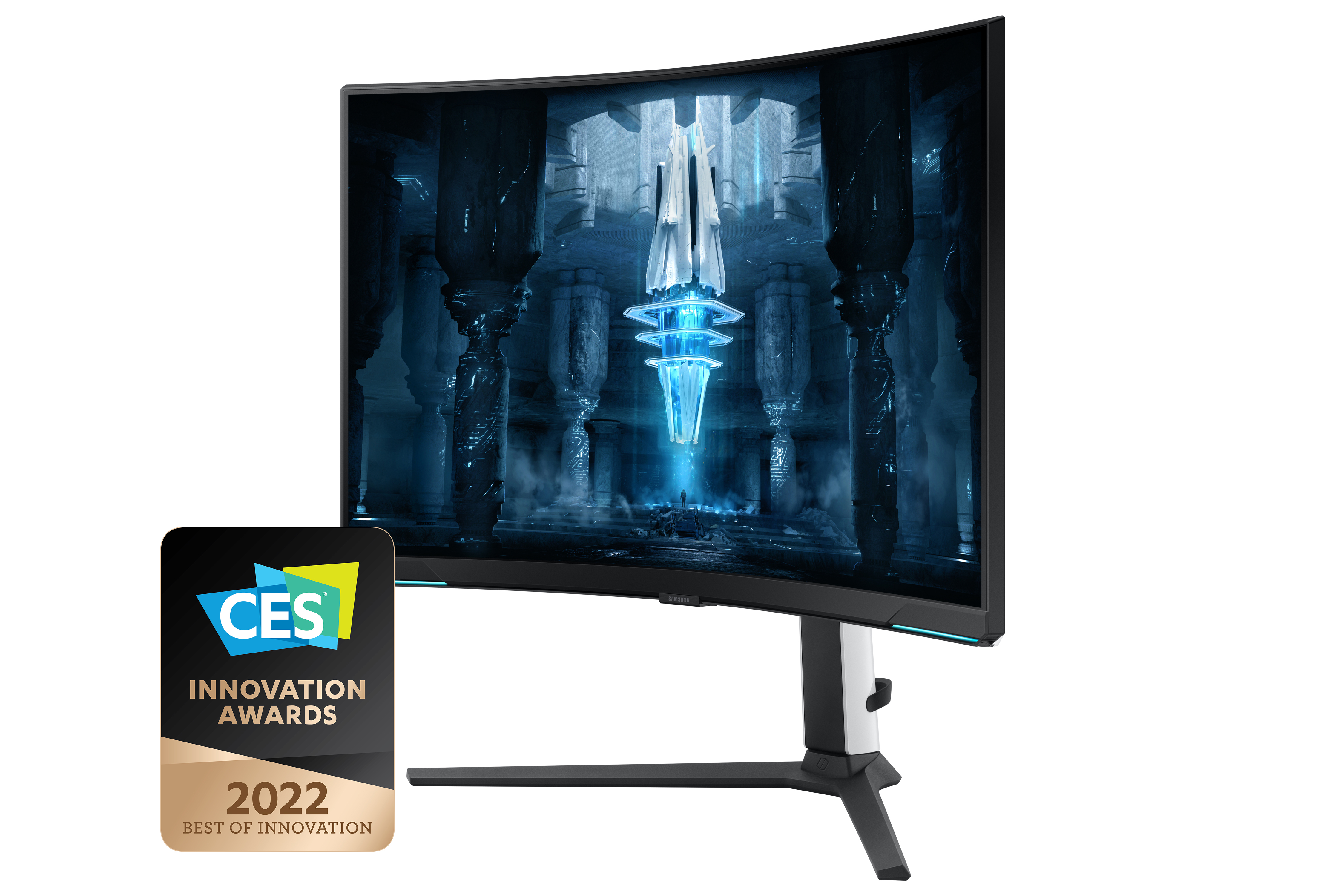 Samsung G85NB computer monitor 81.3 cm (32) 3840 x 2160 pixels 4K Ultra HD LED White